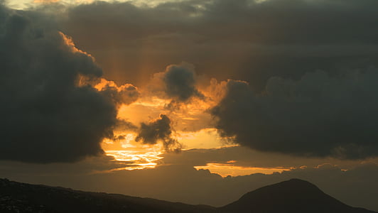 white clouds during sunset thumbnail