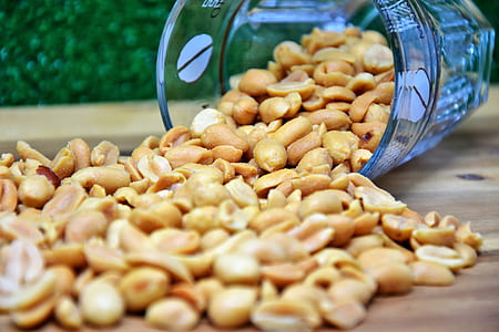 spilled peanuts from jar thumbnail