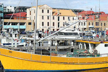Hobart Docks in Tasmania, Australia thumbnail
