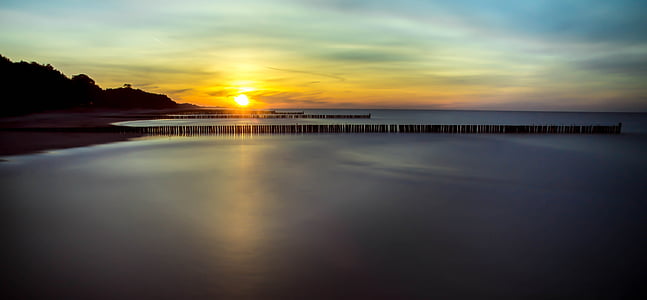 seashore during golden hour thumbnail