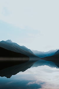 photo of body of water and mountains thumbnail