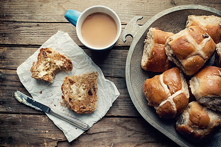 bread on white tissue paper thumbnail