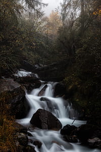 timelapsed photo of a waterfalls thumbnail