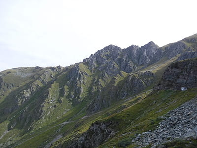 landscape photography of green mountains thumbnail