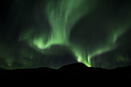 photo of mountain at nighttime thumbnail
