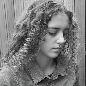 grayscale photography of woman thumbnail
