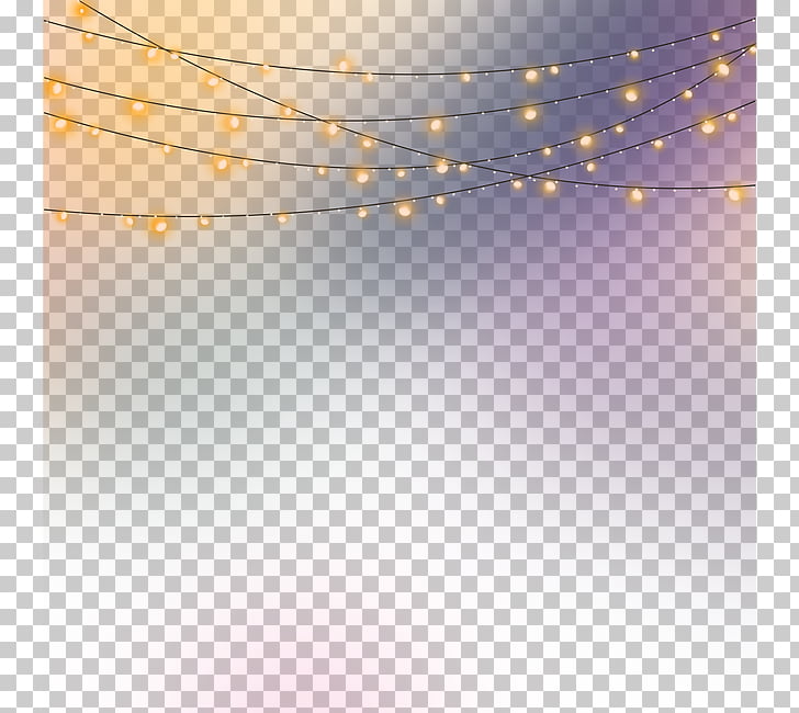 Light Purple Floor , Night lights, close-up photography of string lights PNG clipart