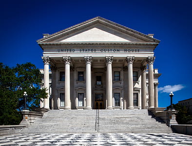United States Custom House at daytime thumbnail