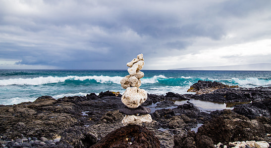 rock formation near the shore thumbnail