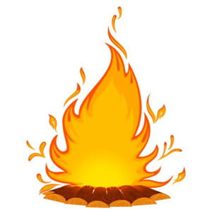 Bonfire Illustration eps file