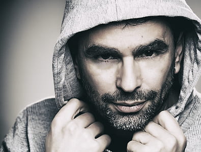 men, man, beard, human face, face, serious thumbnail