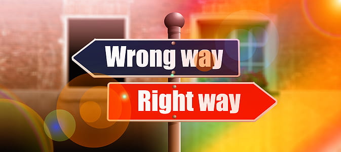 wrong way and right way thumbnail