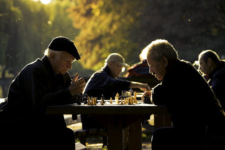 two men playing chess thumbnail