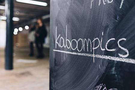 Chalkboard with handwritten words thumbnail