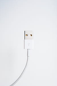 white USB cable thumbnail