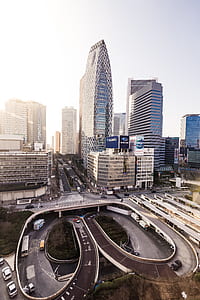 aerial photography of freeway thumbnail