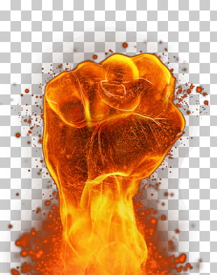 Fire Flame, flame, flaming fist illustration PNG clipart