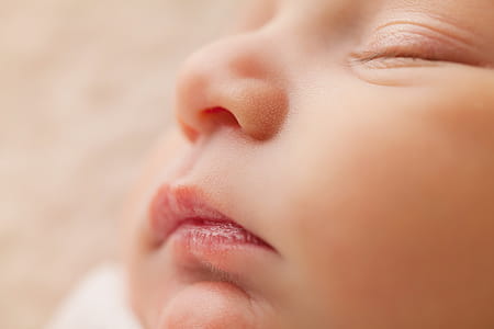 Closeup Sleeping Baby Photo thumbnail