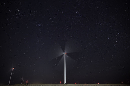 photography of white wind turbine thumbnail