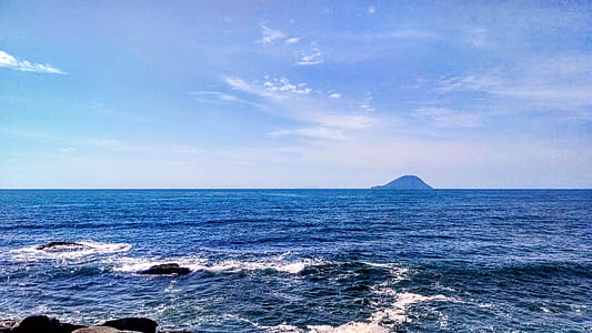 Seashore Under Blue Sky thumbnail