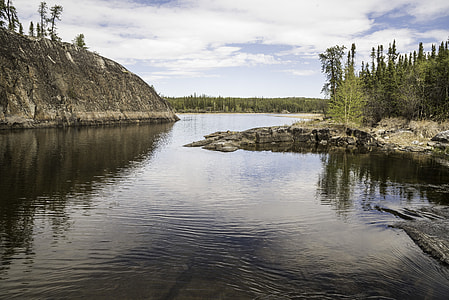 Landscape of the Cameron River on the Ingraham Trail, Northwest Territories thumbnail