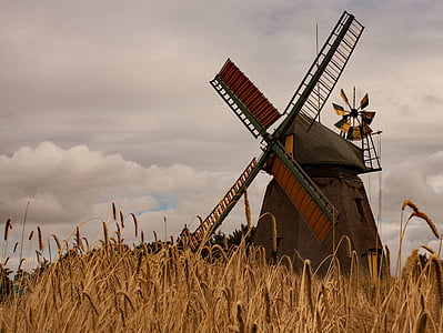 brown and black wooden windmill thumbnail