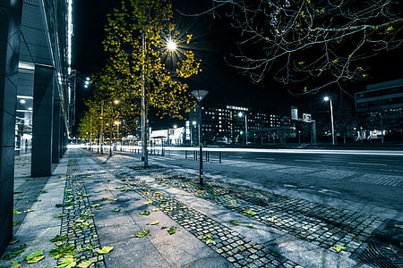 turned-on street light thumbnail