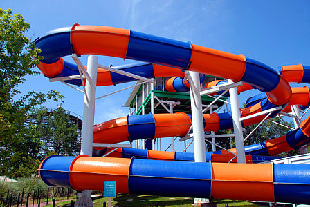 orange and blue water slide thumbnail