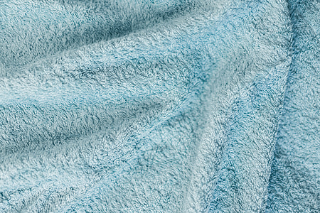 Soft Cotton Blue Towel Close Up Background thumbnail