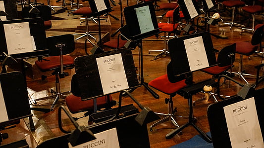 music sheets on stand thumbnail