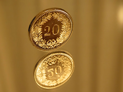 Twenty Cent Coin and Reflection thumbnail