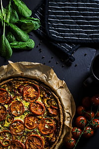cooked food near mats and vegetable thumbnail