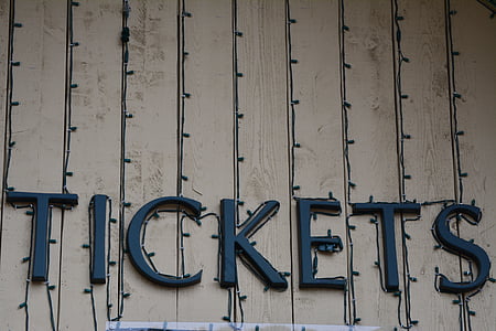 Tickets letter mounted in wall thumbnail