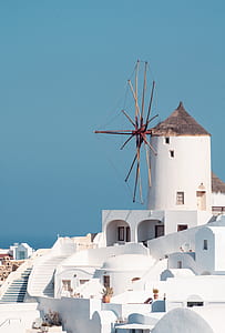 White panorama in Santorini thumbnail