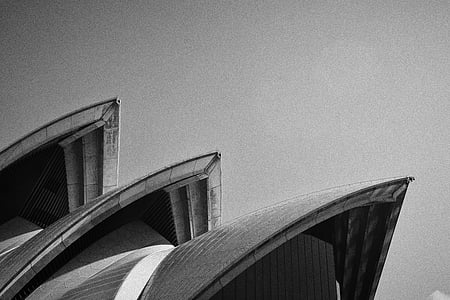 architecture, building, infrastructure, black, white, roof thumbnail