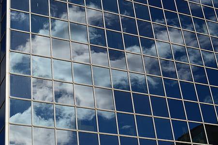 reflective windows of building thumbnail