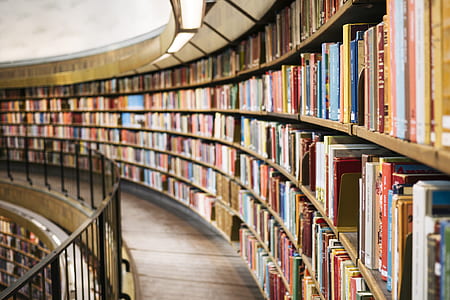 closeup photo of educational book with shelf thumbnail