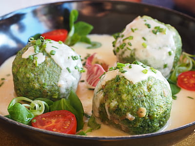 matcha balls on ceramic bowl thumbnail