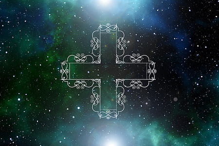 cross decor on galaxy thumbnail