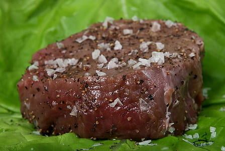 macro photo of meat thumbnail