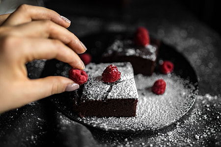 GLUTEN-FREE, RED BEAN BROWNIE WITH PEANUT BUTTER thumbnail