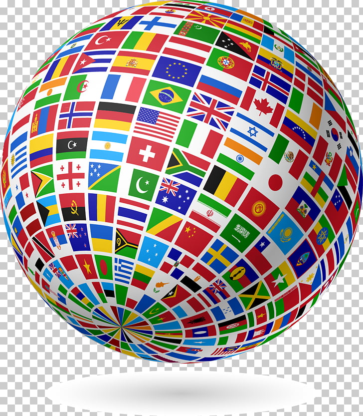 Globe Flags of the World World Flag, flag,Flag,Countries flags,spherical, national flags-themed planet illustration PNG clipart