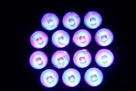 purple and teal halogen light thumbnail
