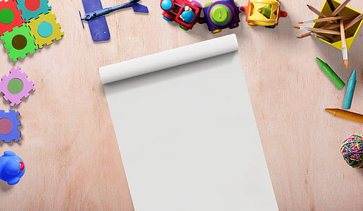 white yoga mat on brown wooden surface thumbnail