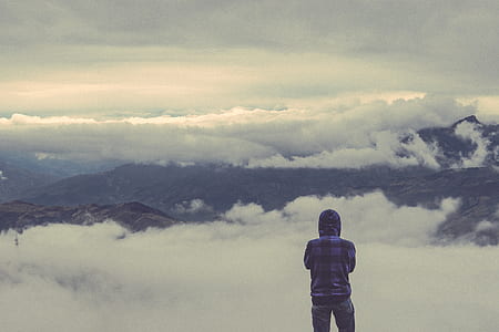 man standing at the mountain thumbnail