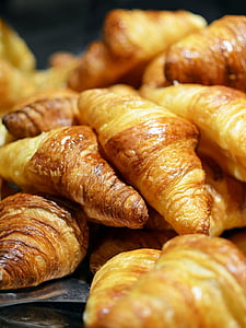 close-up of baked croissants thumbnail