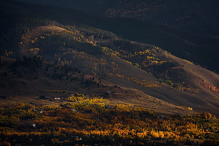 areal view of mountain thumbnail