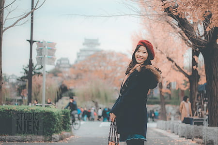Woman Black Parka Jacket thumbnail