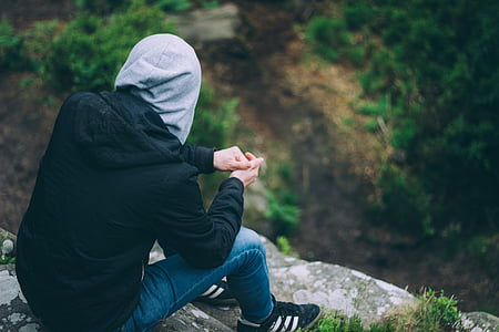 man in black and gray hoodie thumbnail