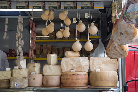 hanging sausage and cheese thumbnail